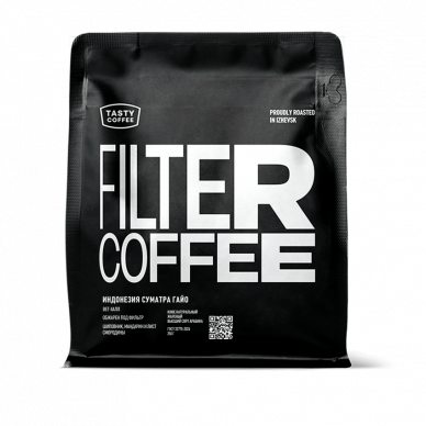 Кофе для фильтра молотый "Индонезия Суматра Гайо", 250 г, Tasty Coffee