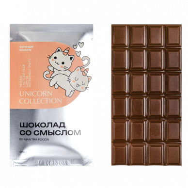 Шоколад со смыслом "Сочное манго" Mantra Foods